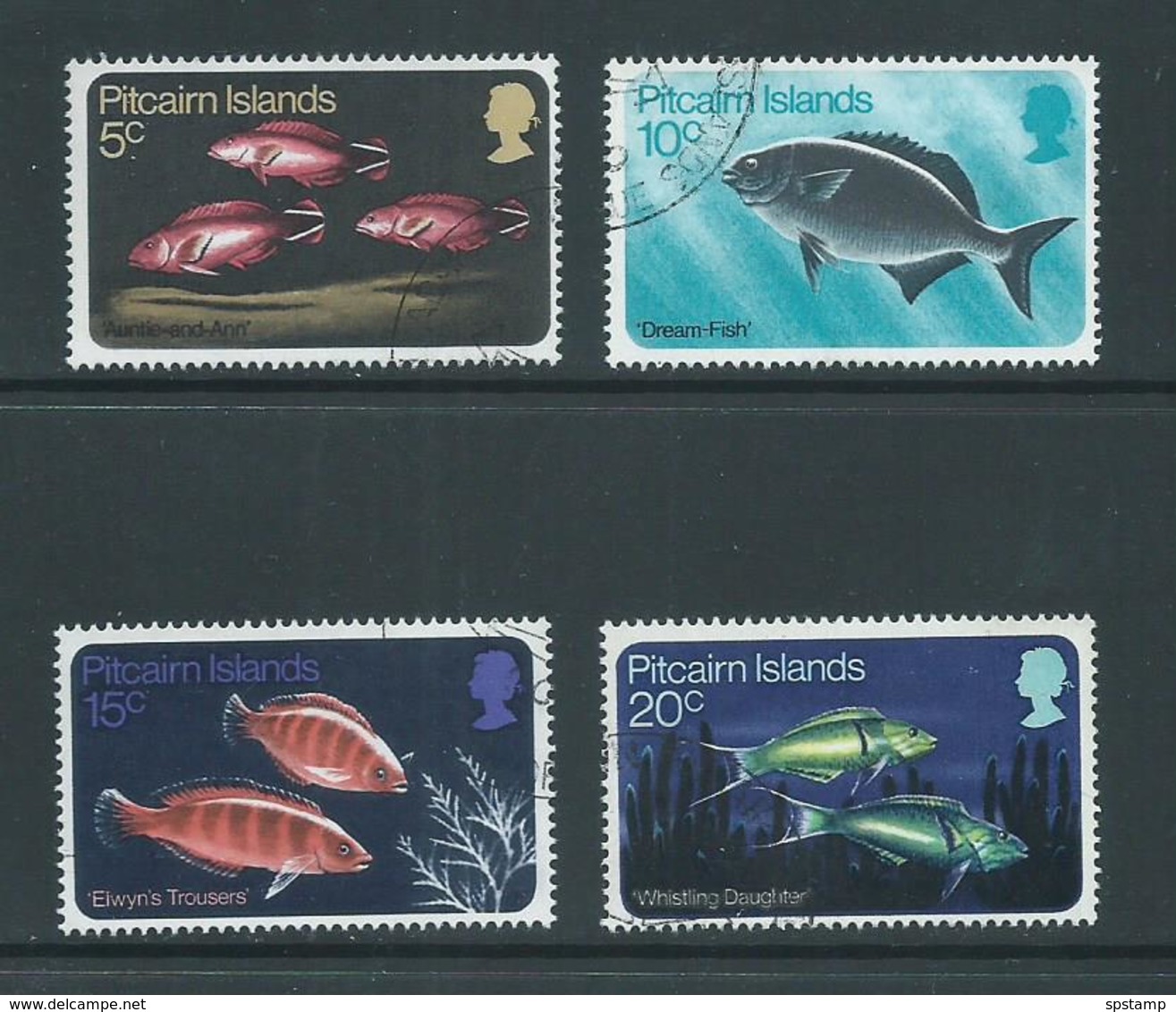 Pitcairn Islands 1970 Fish Set 4 VFU - Pitcairn Islands