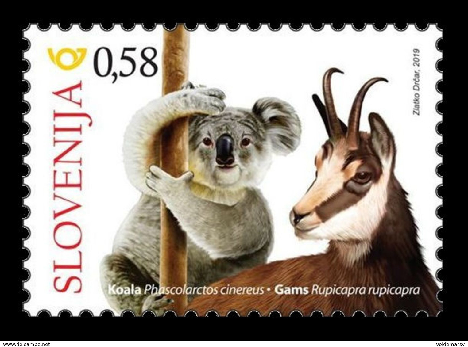 Slovenia 2019 Mih. 1398 Slovenes In Australia. Fauna. Koala And Chamois MNH ** - Slovénie