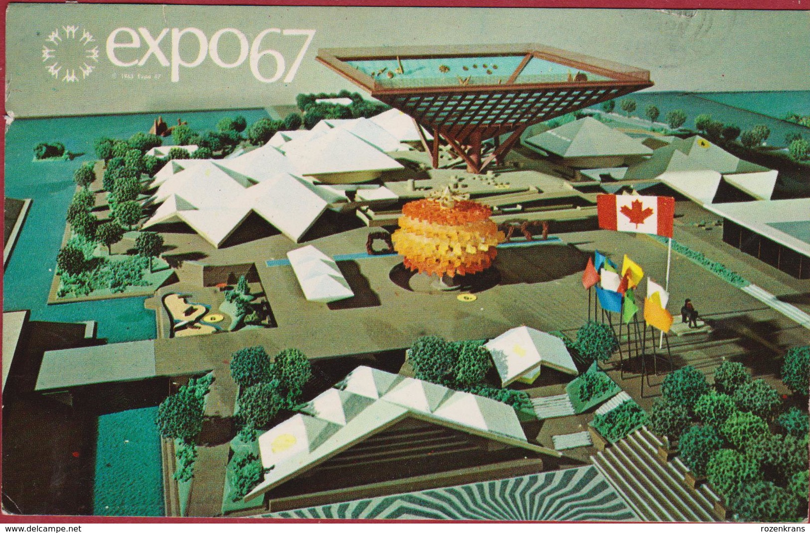 Canada Expo 67 Montreal Quebec Le Pavillon Du Canada Canada's Pavillion 1967 International And Universal Exposition - Montreal