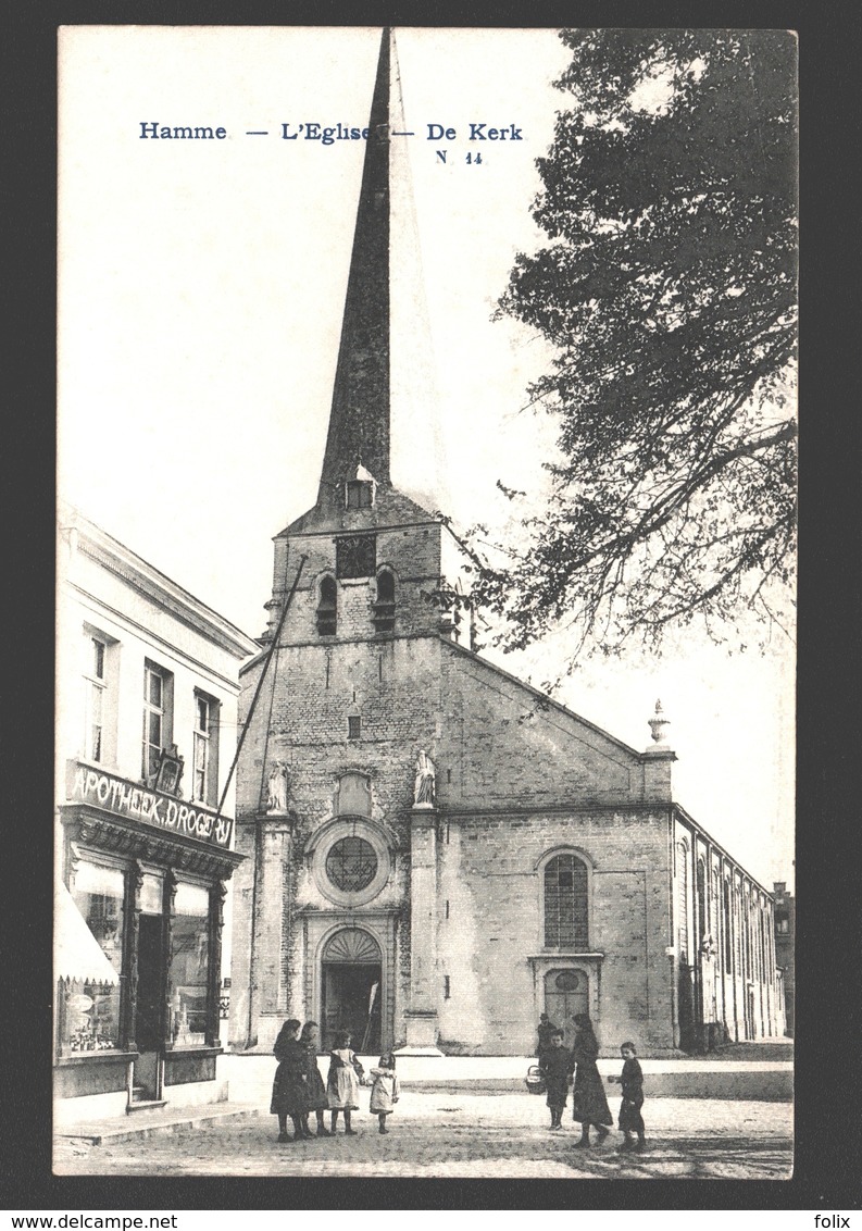 Hamme - L'Eglise / De Kerk - Geanimeerd - Apotheek / Drogerij - Hamme
