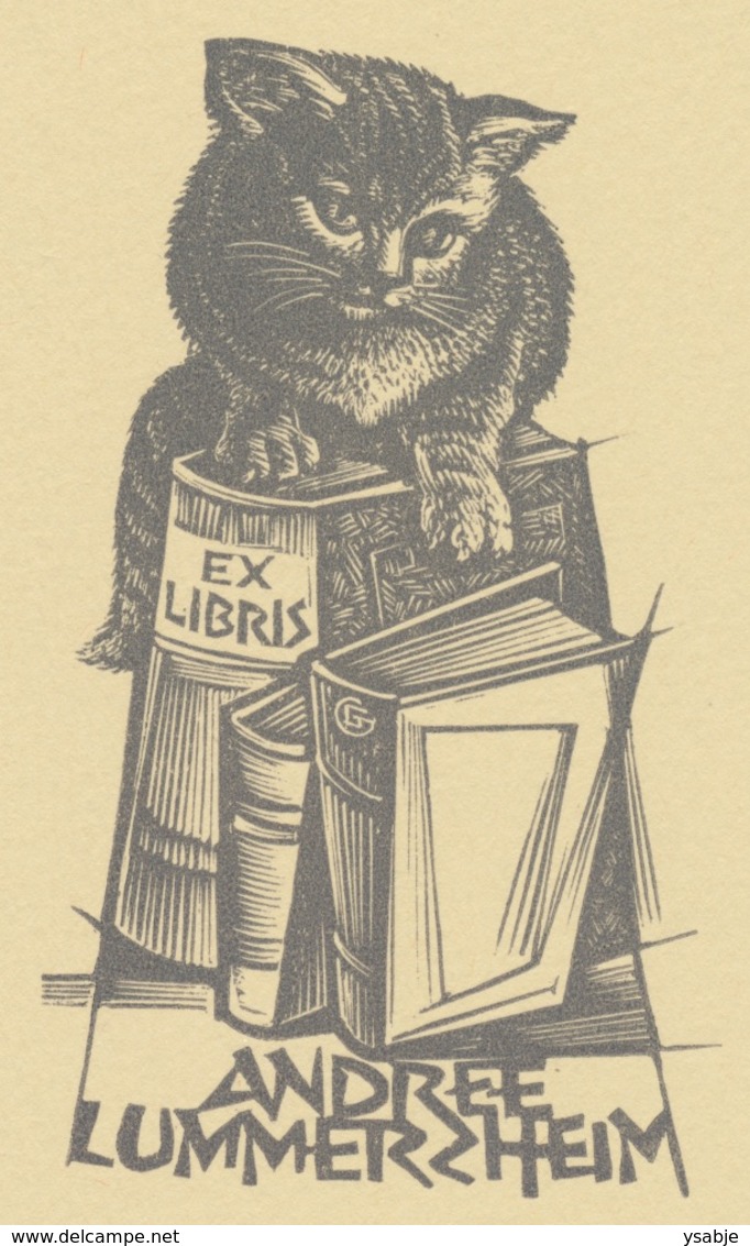 Ex Libris Andree Lummerzheim - Gerard Gaudaen - Ex-Libris