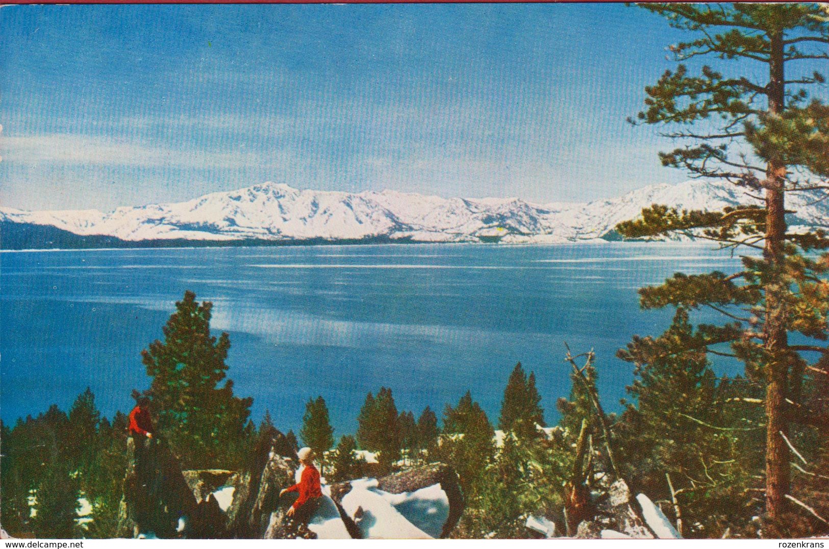 Winter At Lake Tahoe California United States USA Vintage Postcard - Palm Springs