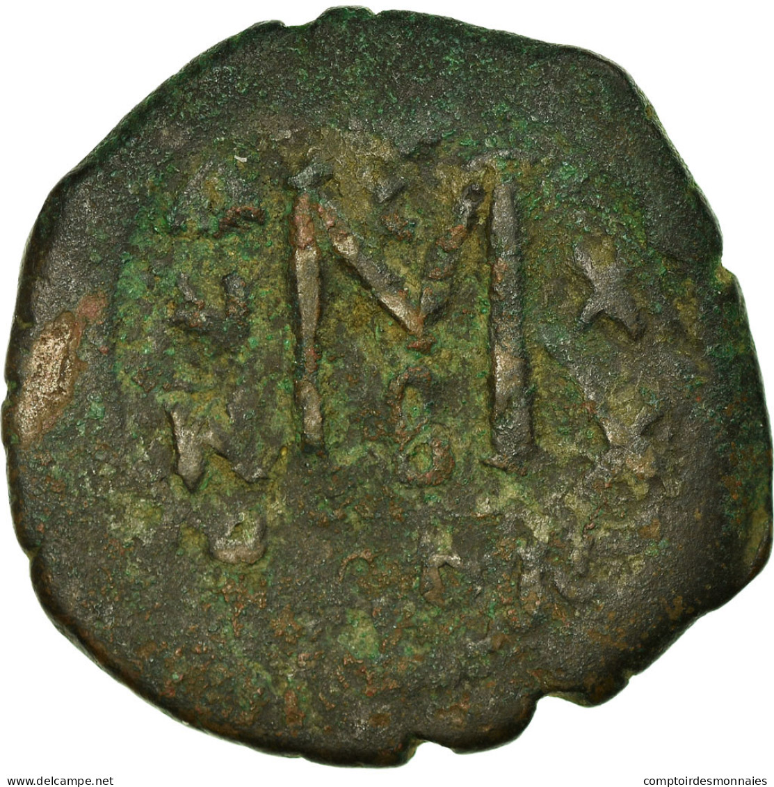 Monnaie, Heraclius, Avec Heraclius Constantin, Follis, 629-630, Constantinople - Byzantines