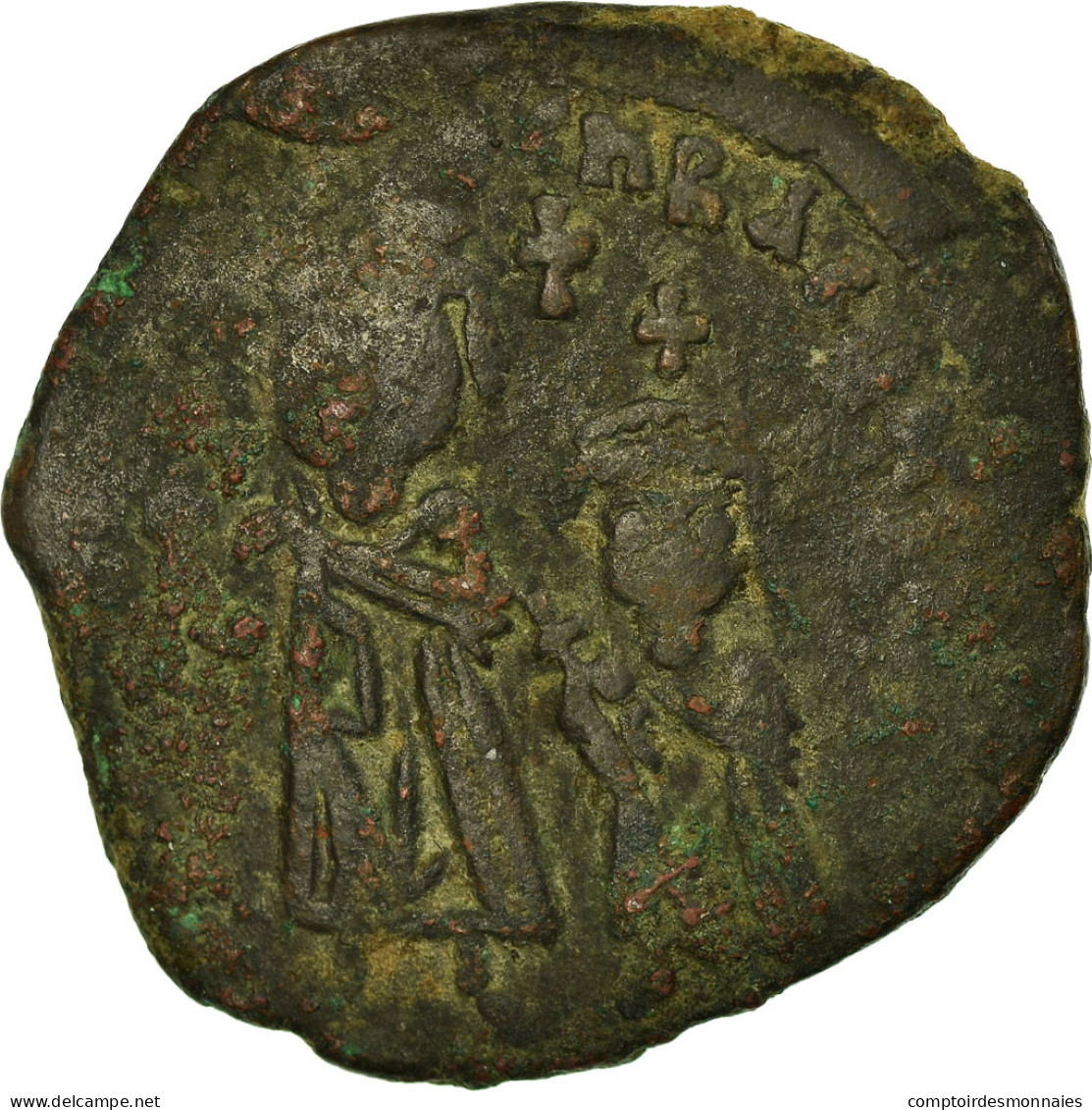 Monnaie, Heraclius, Avec Heraclius Constantin, Follis, 612-613, Cyzique, TB+ - Byzantium