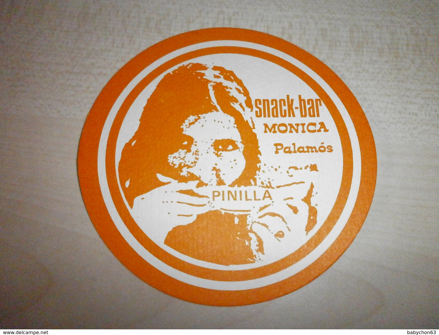 Ancien SOUS-BOCKS   SNACK-BAR MONICA à PALAMOS - Bierdeckel