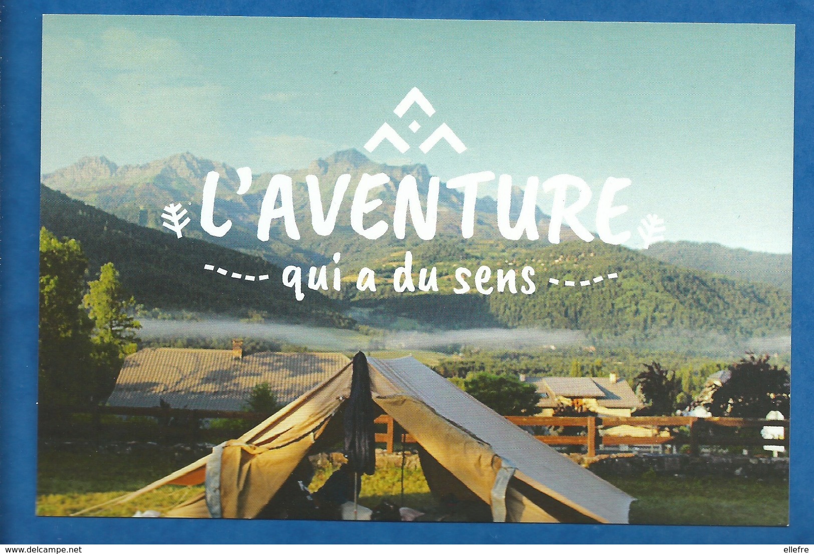 CPM Scoutisme Lot  : Scouts Guides De France L'aventure Qui A Du Sens ( 1 Serie De 4 Cartes Avec 1 Citation  Au Recto ) - Scoutismo