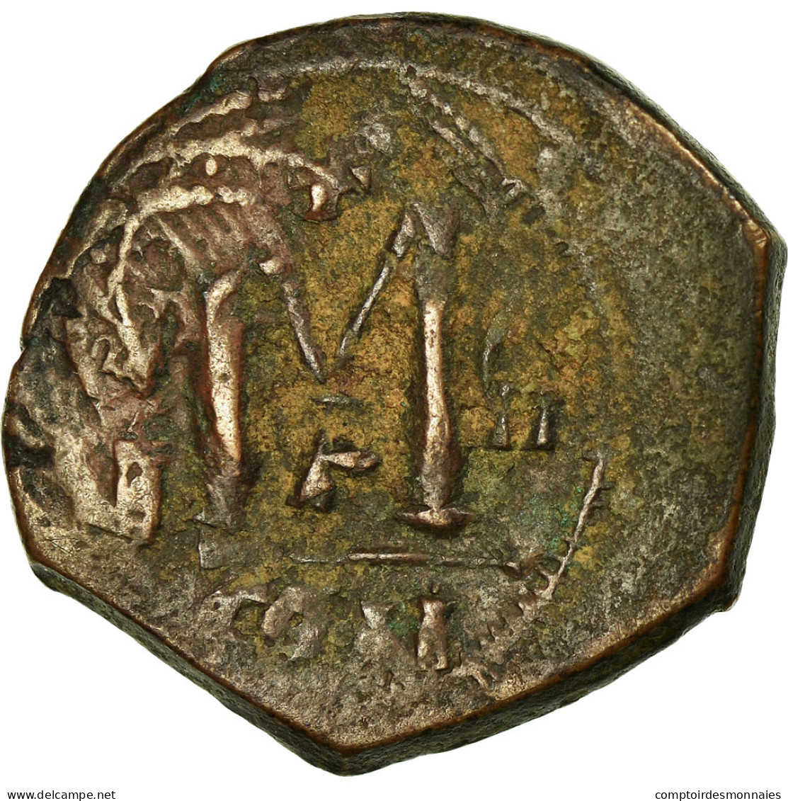 Monnaie, Héraclius, Héraclius Constantin Et Martine, Follis, 616-617 - Byzantines