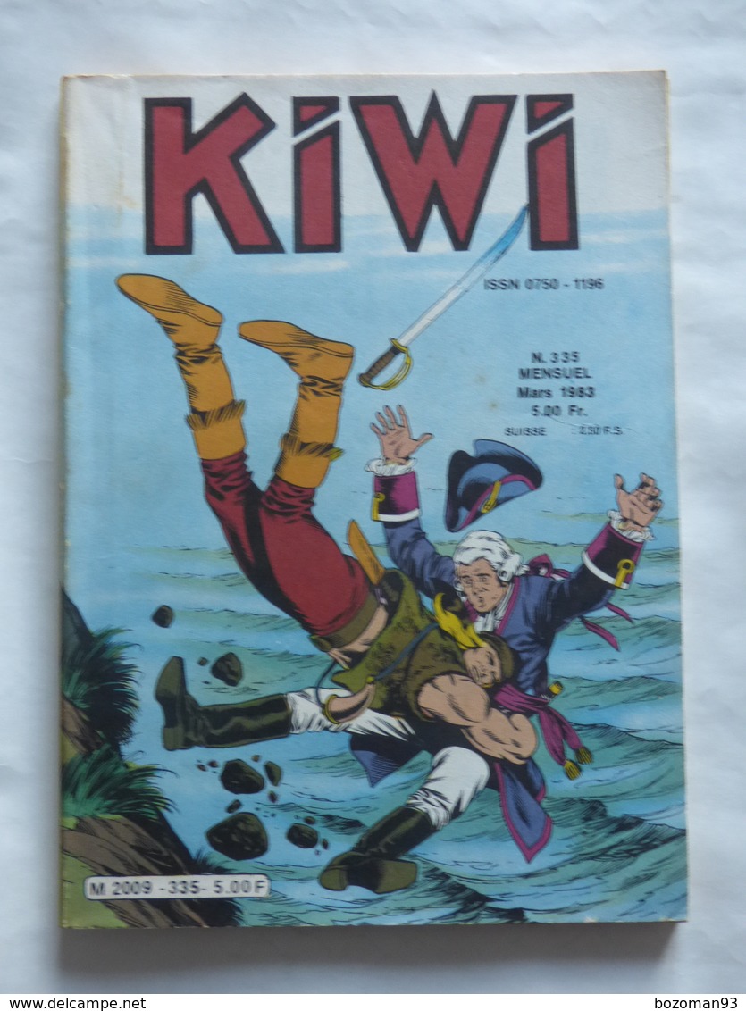 KIWI  N° 335  APPRENEZ LE TENNIS AVEC BJORN BORG ( 4p ) 17ème Partie  COMME NEUF - Kiwi