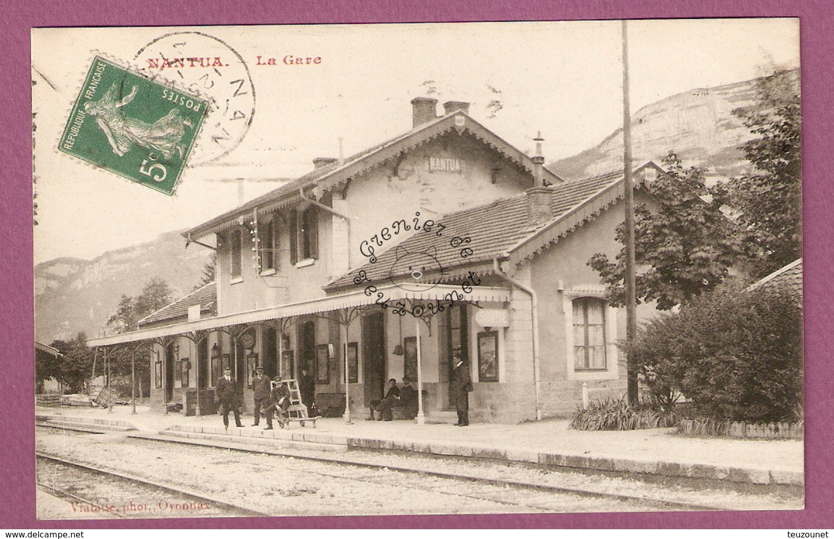 Cpa Nantua La Gare - éditeur Viatalle ? - Nantua