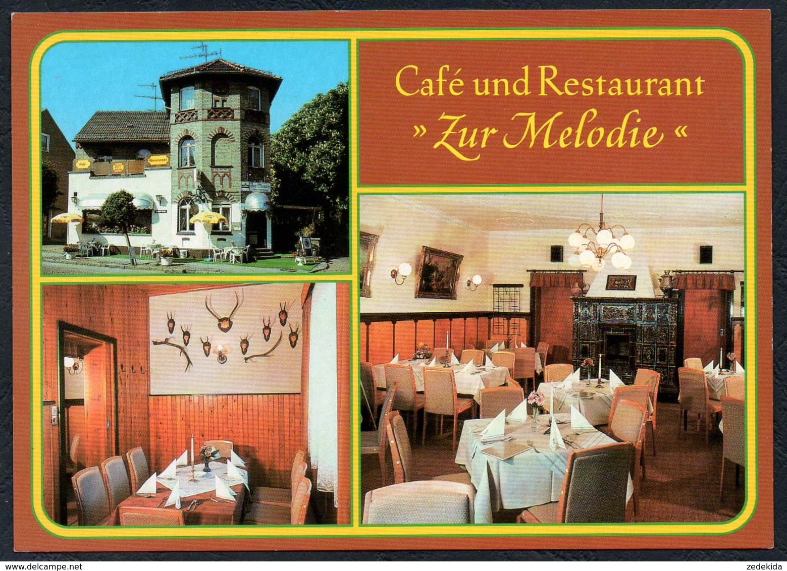 D0460 - TOP Wusterhausen Dosse - Cafe Gaststätte Zur Melodie - Bild Und Heimat Reichenbach Qualitätskarte - Wusterhausen