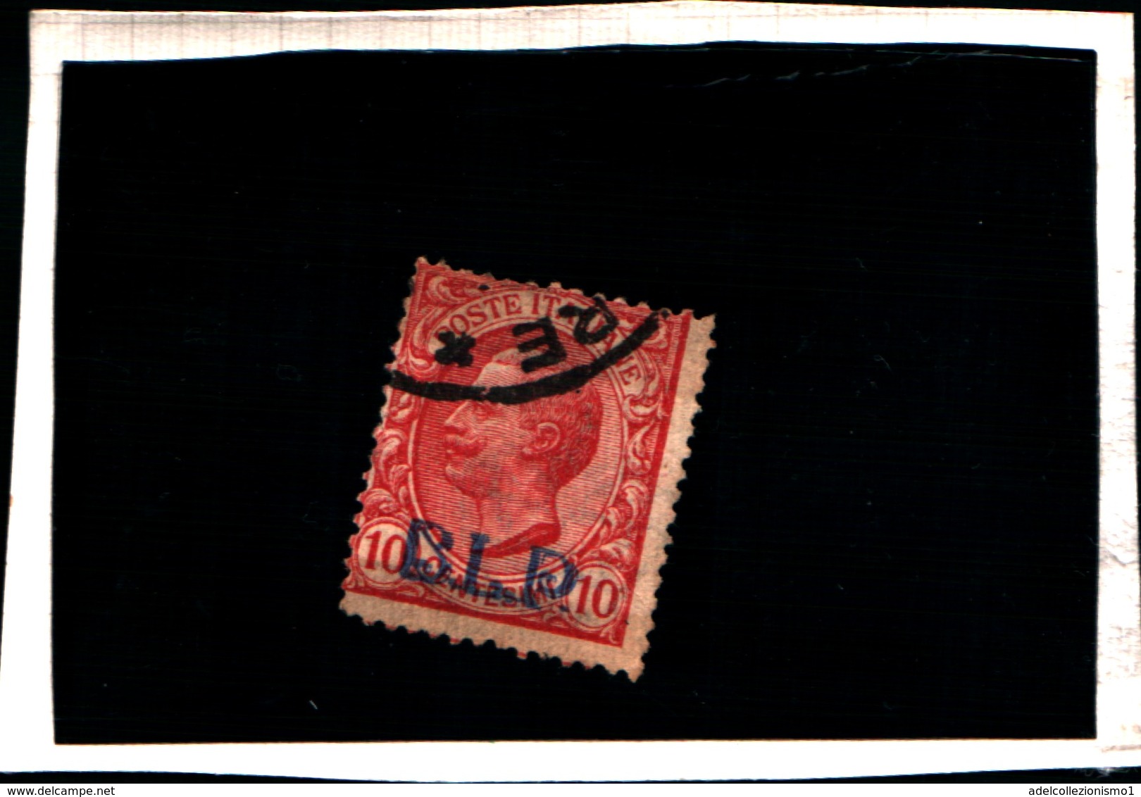 92304) ITALIA-10 C. LEONI CON Soprastampa Del Primo Tipo - B.l.p. - 1920-USATO - Other & Unclassified