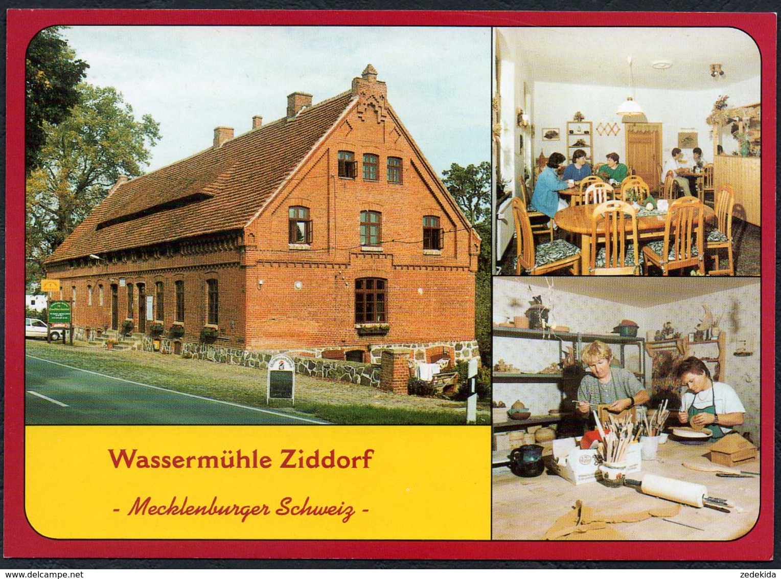 D0465 - TOP Ziddorf Gaststätte Mühlenschänke Wassermühle - Bild Und Heimat Reichenbach Qualitätskarte - Feldberg