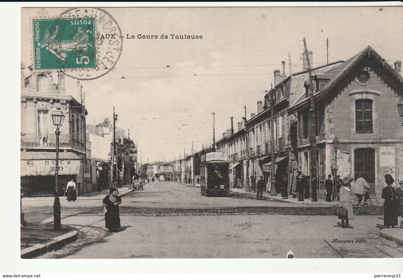 Bordeaux ( Gironde)  Cours De Toulouse , Tramway , Animée - Bordeaux