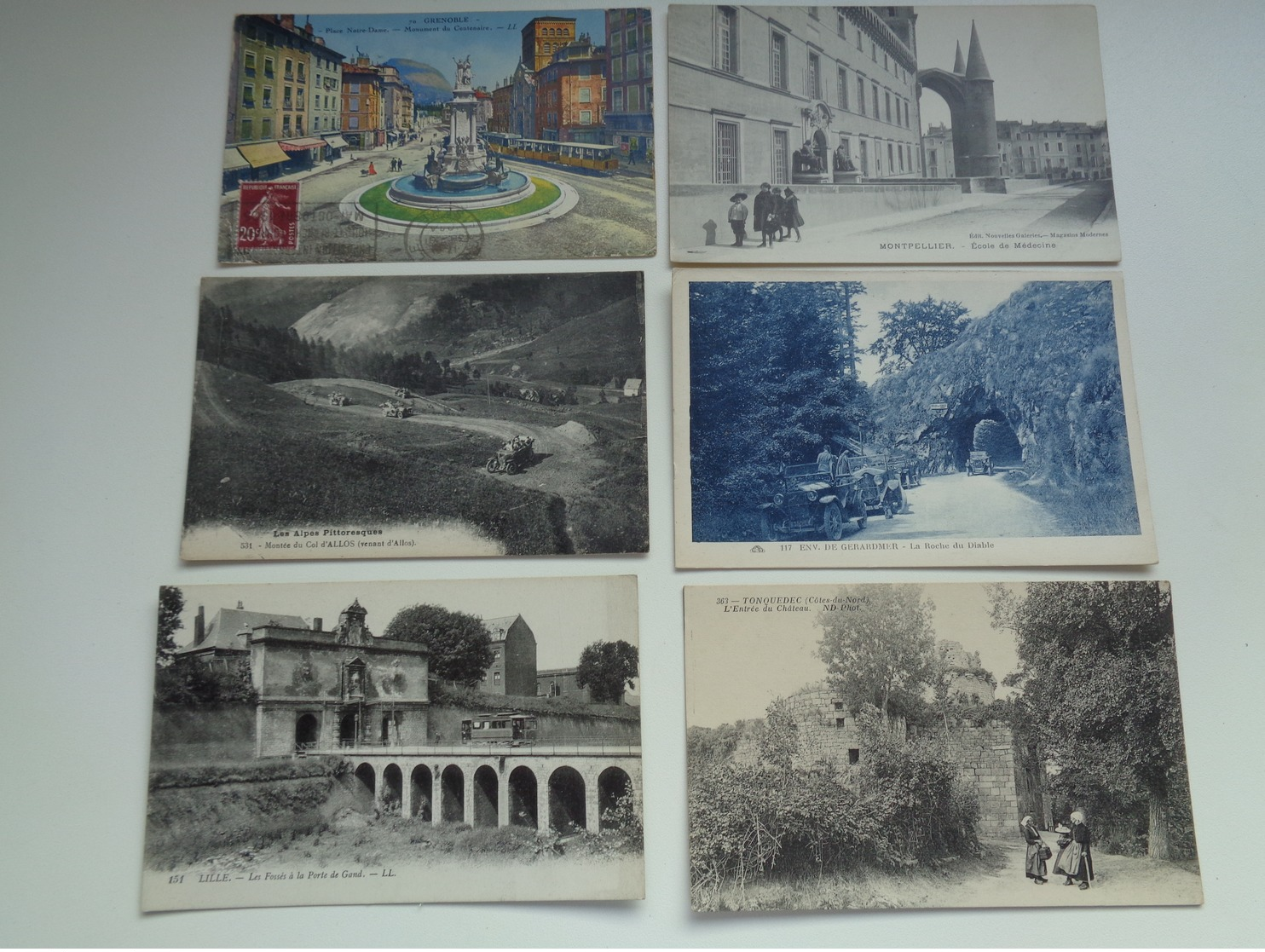 Beau lot de 60 cartes postales de France      Mooi lot van 60 postkaarten van Frankrijk    - 60 scans