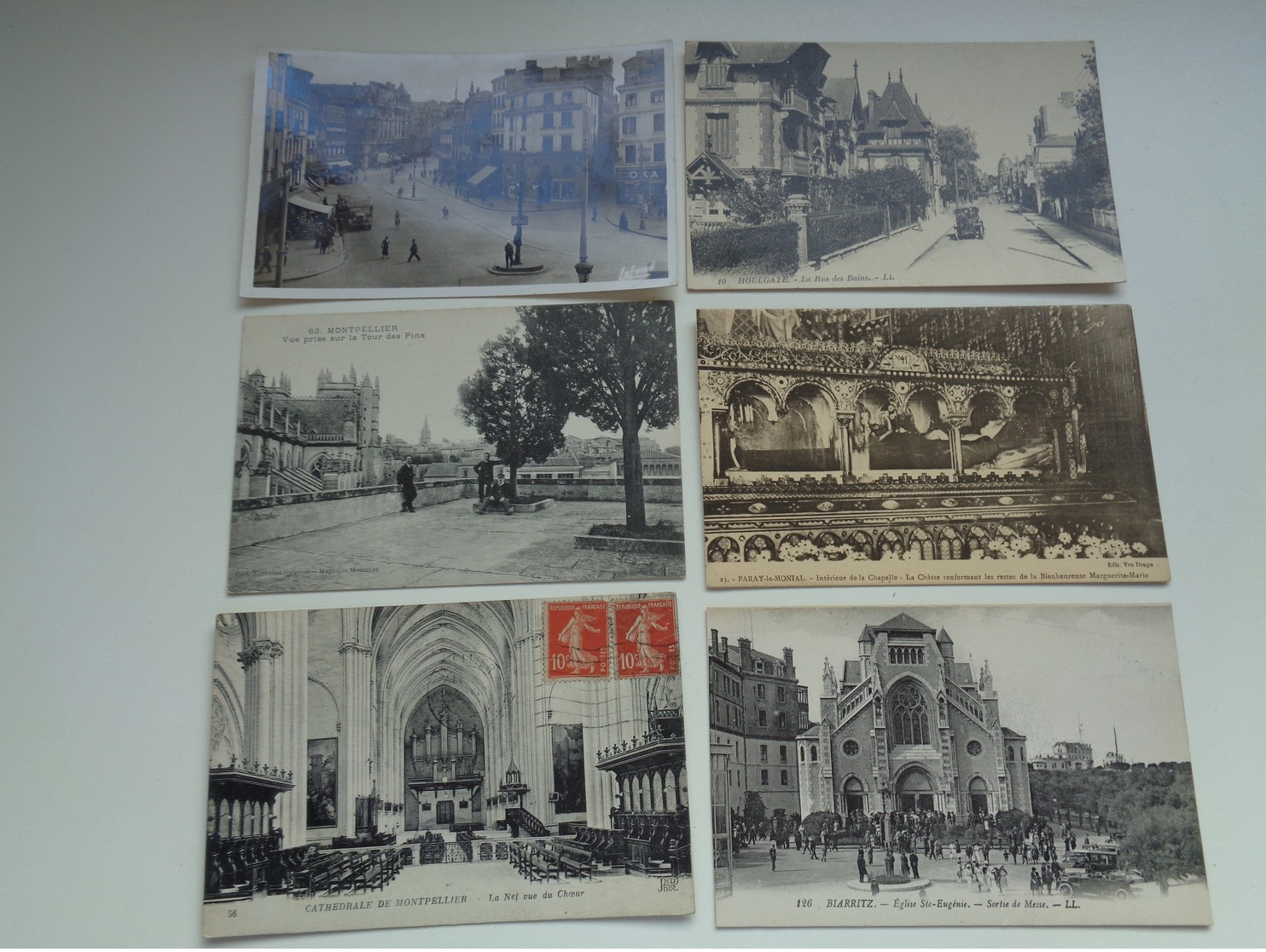 Beau lot de 60 cartes postales de France      Mooi lot van 60 postkaarten van Frankrijk    - 60 scans