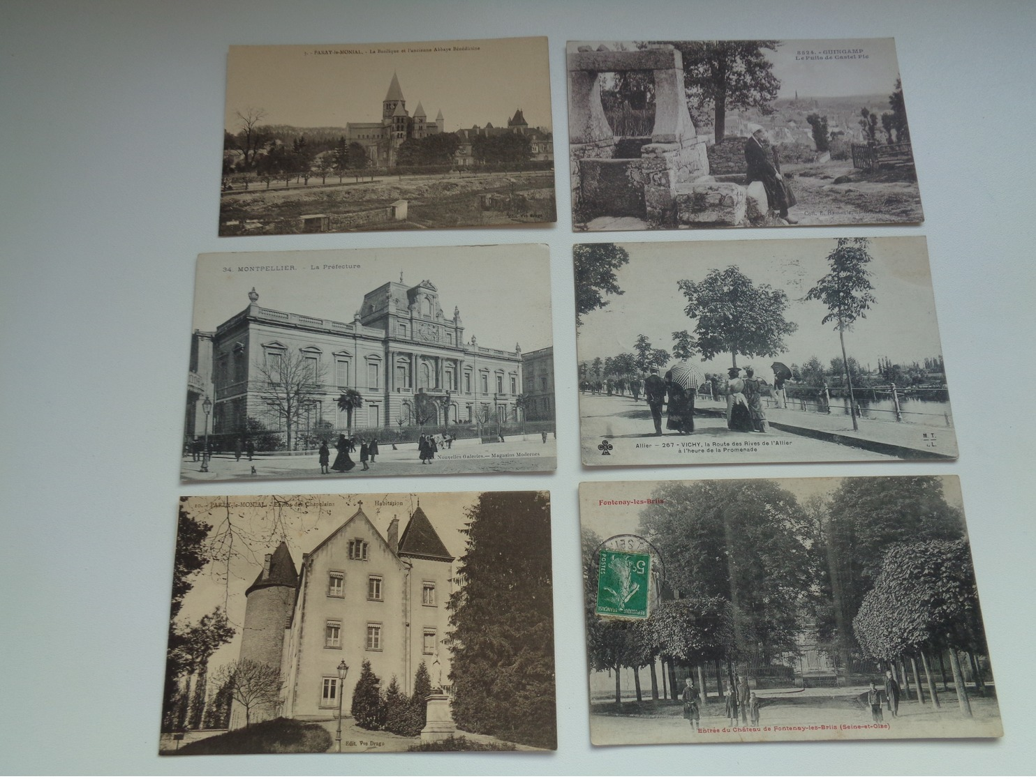 Beau lot de 60 cartes postales de France      Mooi lot van 60 postkaarten van Frankrijk    - 60 scans