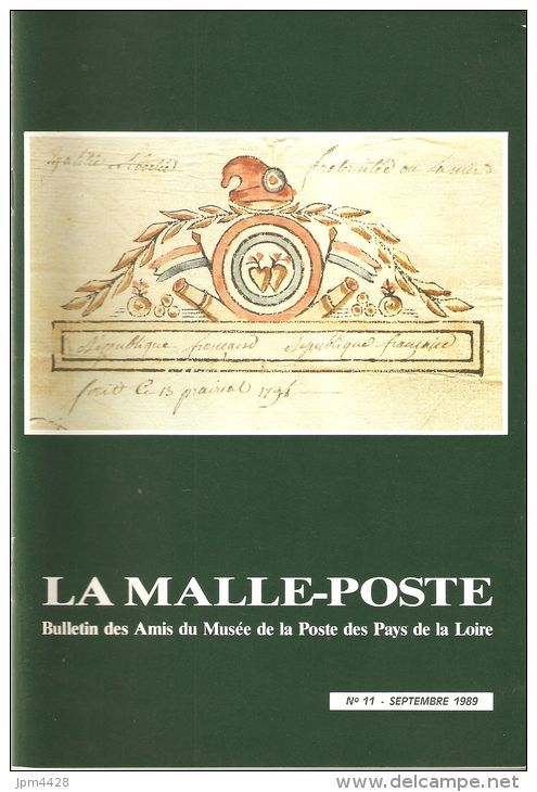 La Malle Poste - 9 N° Du  Bulletin Des Amis Du Musée De La Poste Des Pays De La Loire N° 1, 4, 7, 10, 11, Et De 13 à 16 - Bibliographies