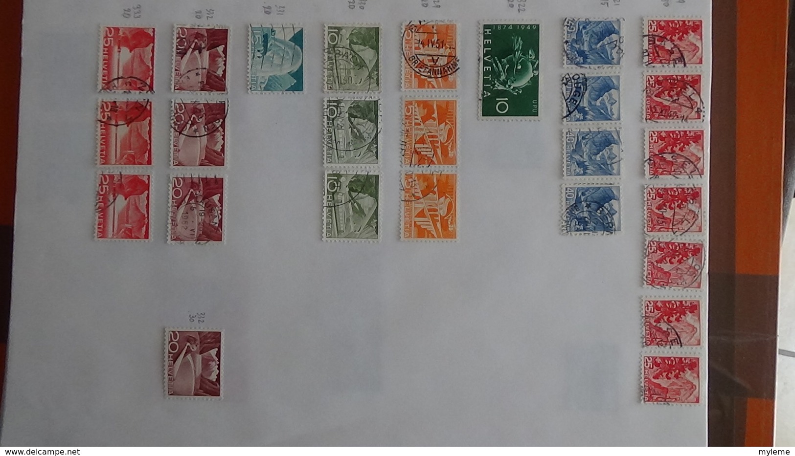 A249 Cahier de timbres de Suisse et Liechtenstein !!! Voir commentaires