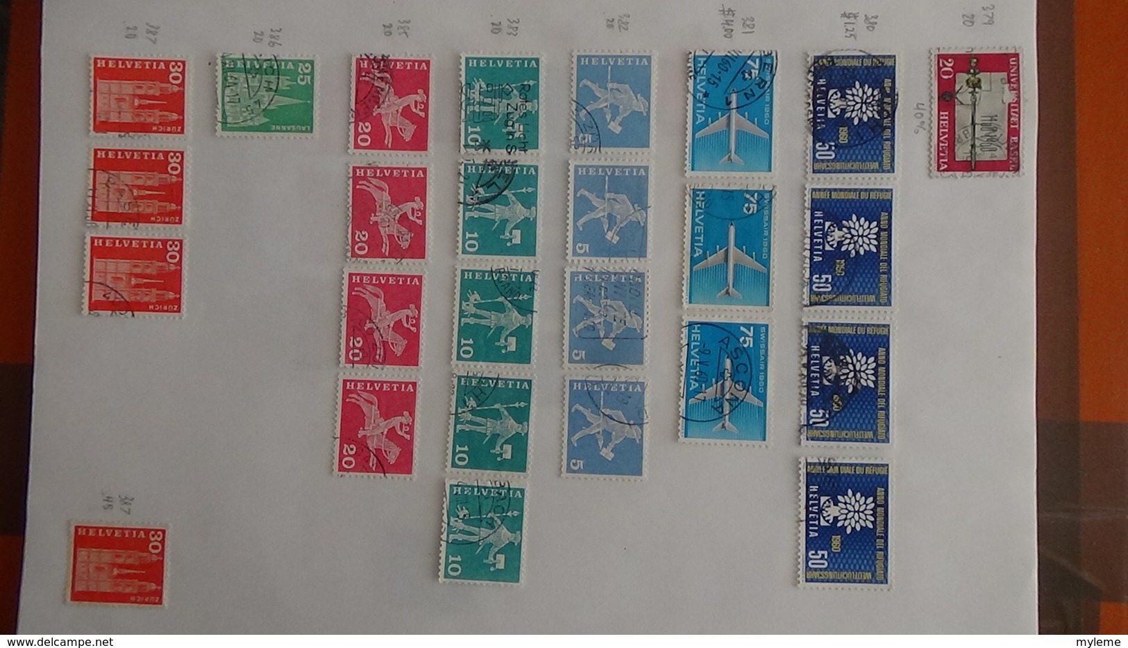 A249 Cahier de timbres de Suisse et Liechtenstein !!! Voir commentaires