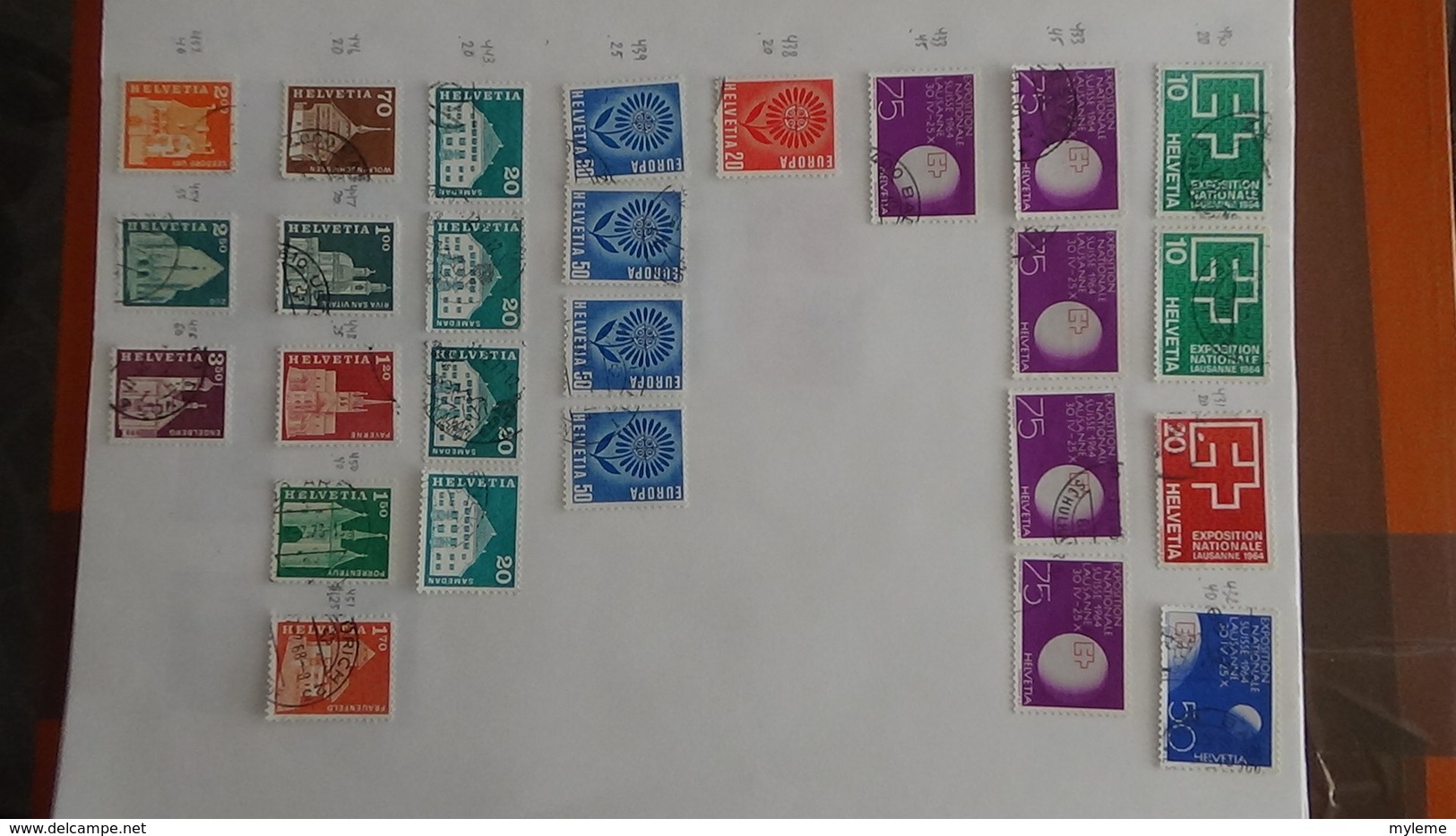 A249 Cahier de timbres de Suisse et Liechtenstein !!! Voir commentaires