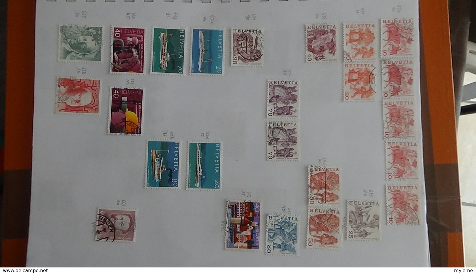 A249 Cahier de timbres de Suisse et Liechtenstein !!! Voir commentaires