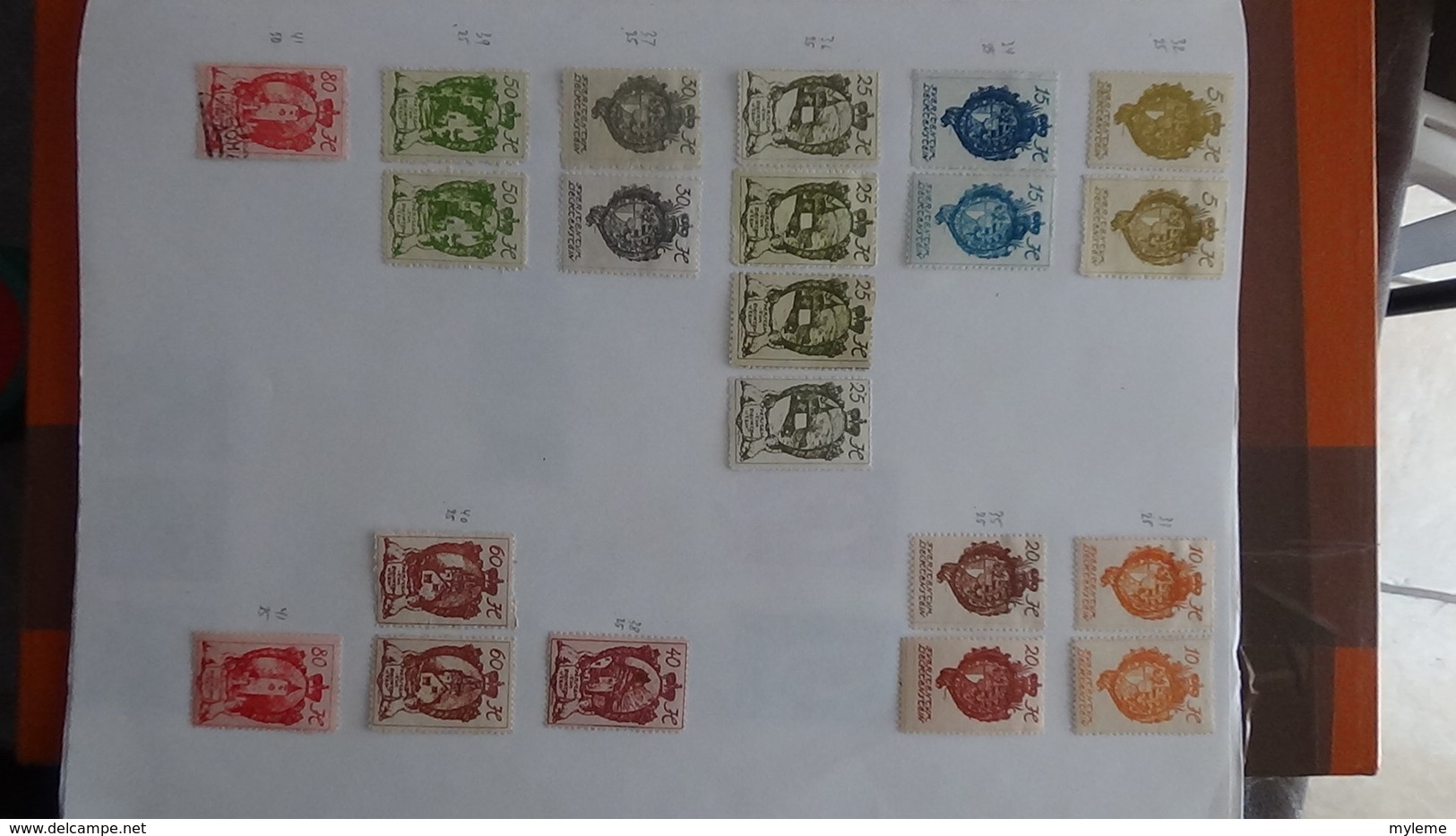 A249 Cahier de timbres de Suisse et Liechtenstein !!! Voir commentaires