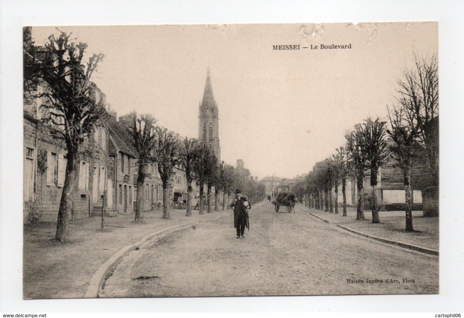 - CPA MESSEI (61) - Le Boulevard - Edition Maison Jeanne D'Arc - - Altri & Non Classificati