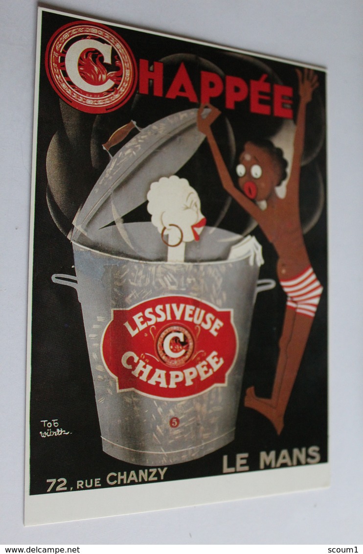 Reproduction D Affiche Publicitaire LESSIVEUSE CHAPPEE LE MANS - Publicité