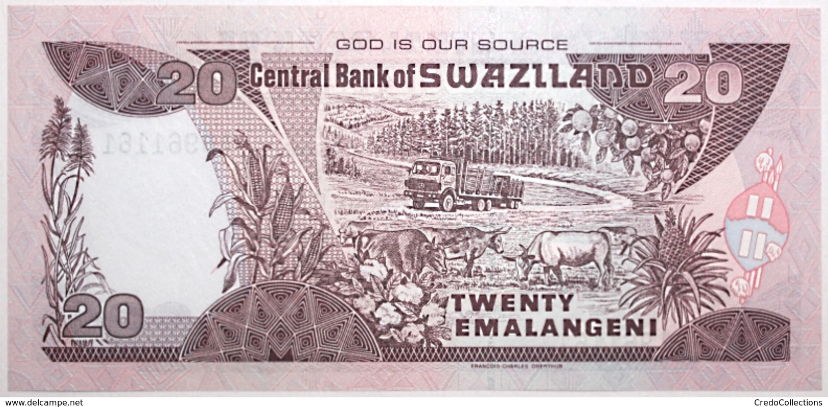 Swaziland - 20 Emalangeni - 2001 - PICK 30a - NEUF - Swaziland