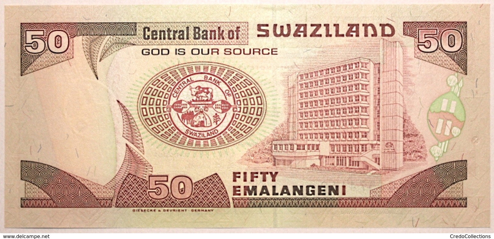 Swaziland - 50 Emalangeni - 2001 - PICK 31a - NEUF - Swaziland