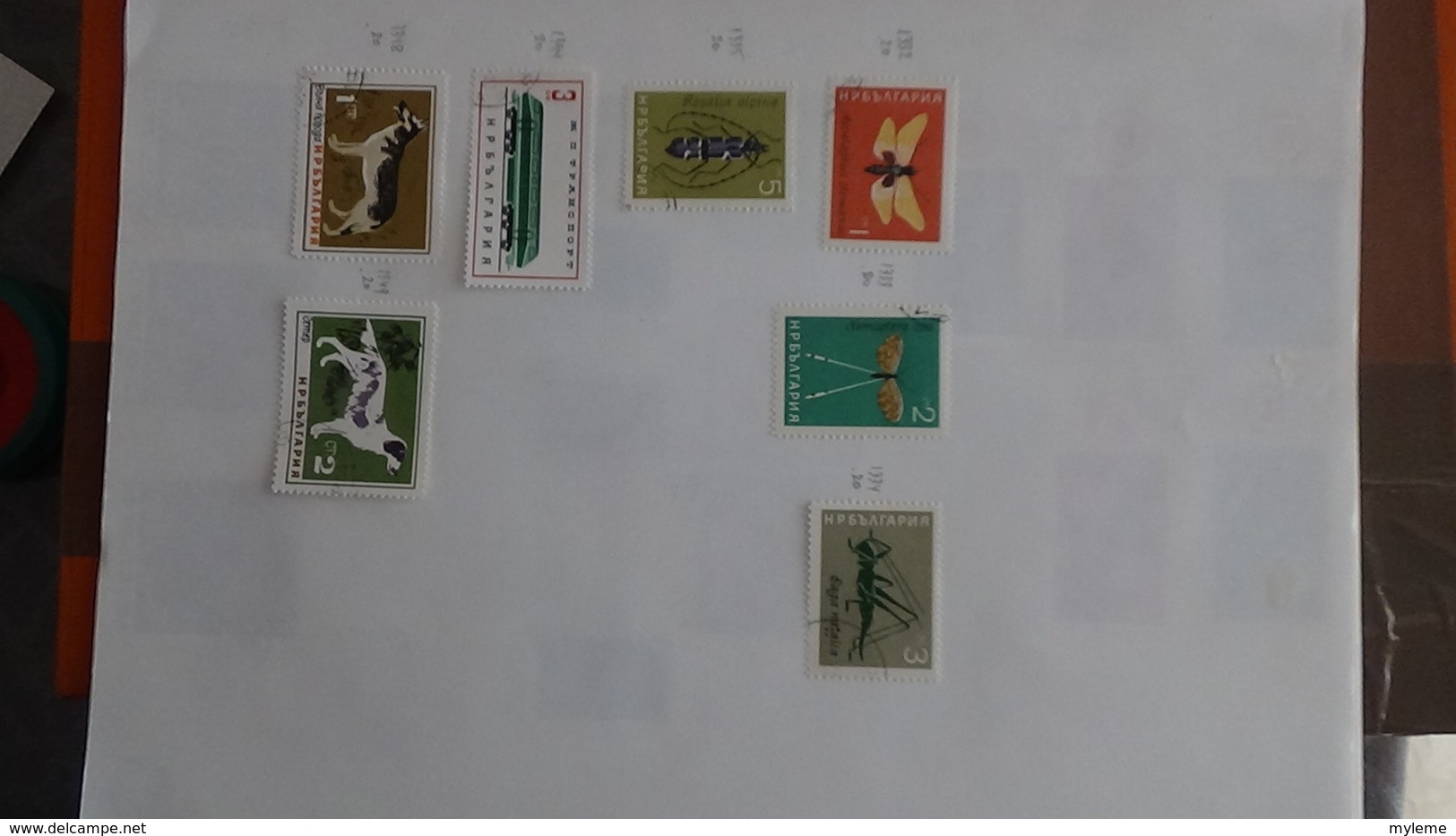 A252 Cahier de timbres de Bulgarie et fins de catalogue  !!! Voir commentaires