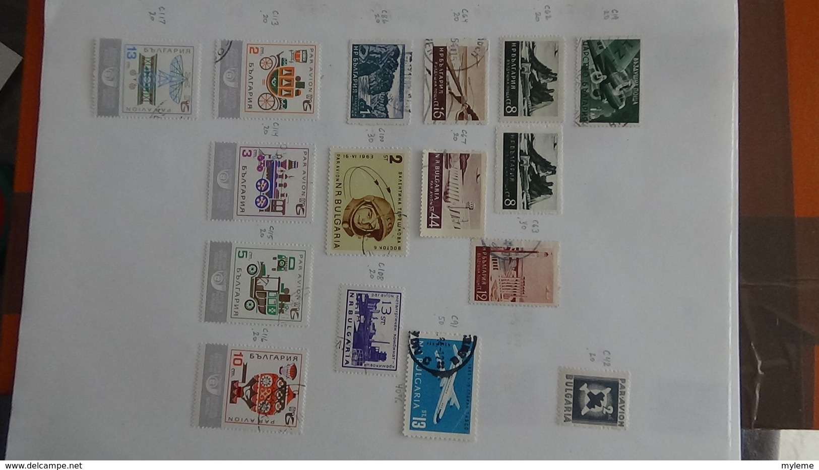 A252 Cahier de timbres de Bulgarie et fins de catalogue  !!! Voir commentaires