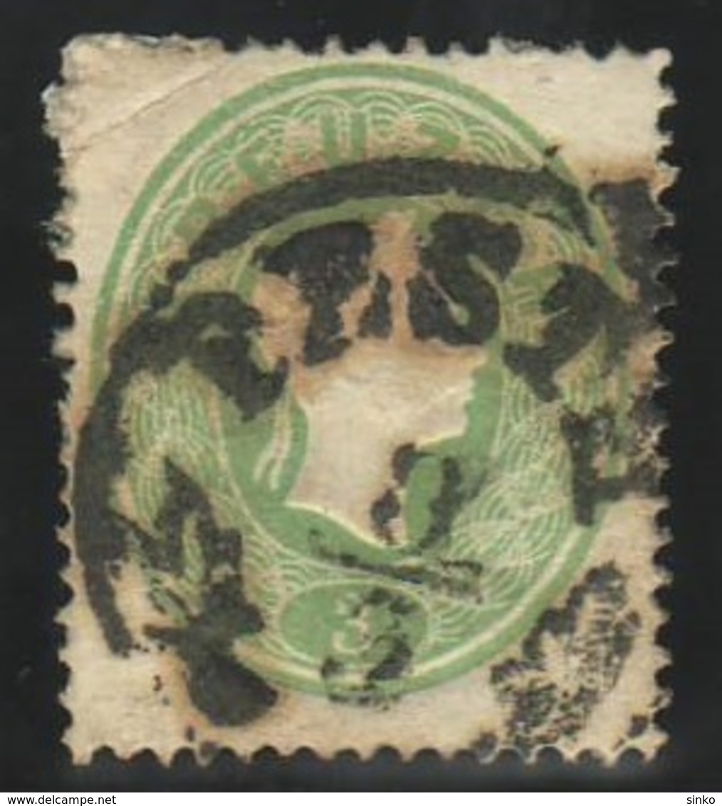 1861. Typography 3kr Stamp With Embossed Printing, PESTH - ...-1867 Prefilatelia