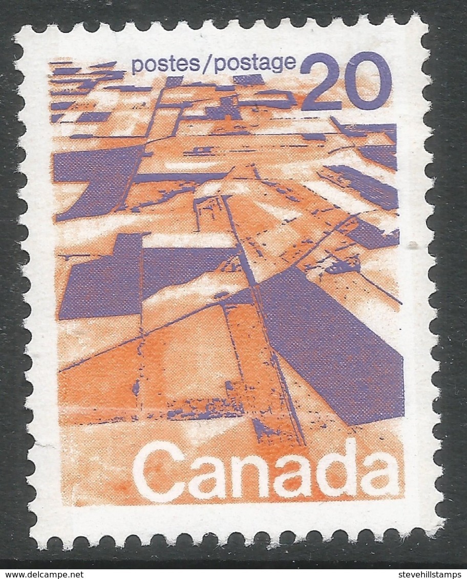 Canada. 1972 Definitives. 20c MH. SG 704a - Unused Stamps