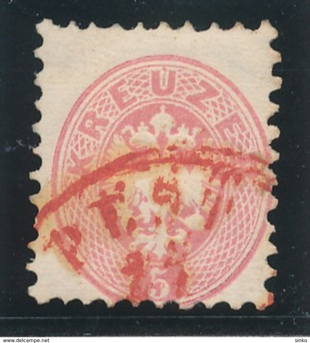 1864. Typography 5kr Stamp With Embossed Printing, PEST/RECOMANDIRT - ...-1867 Préphilatélie