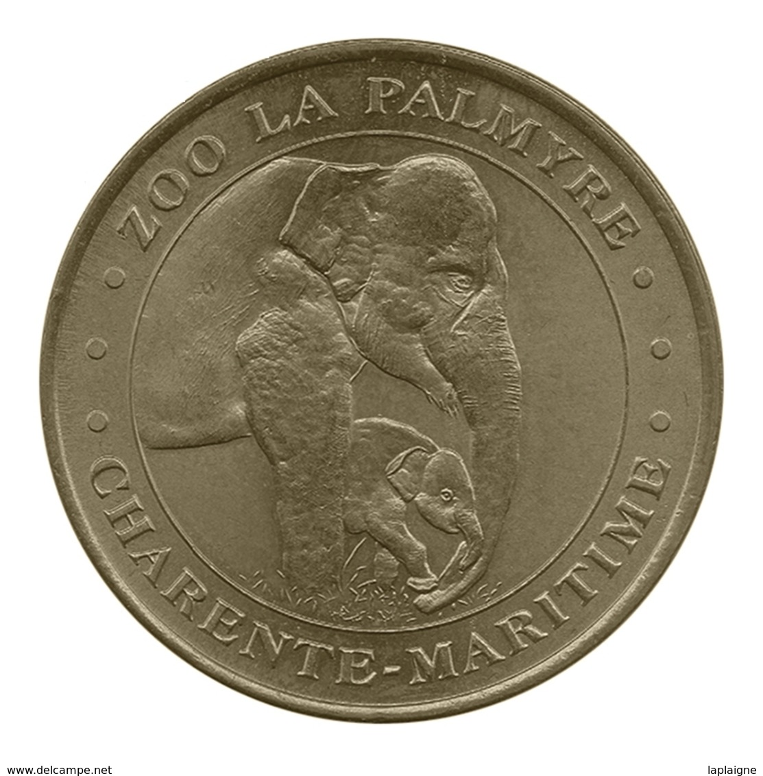 Monnaie De Paris , 2014 , Les Mathes , Zoo La Palmyre ,les éléphants - Autres & Non Classés