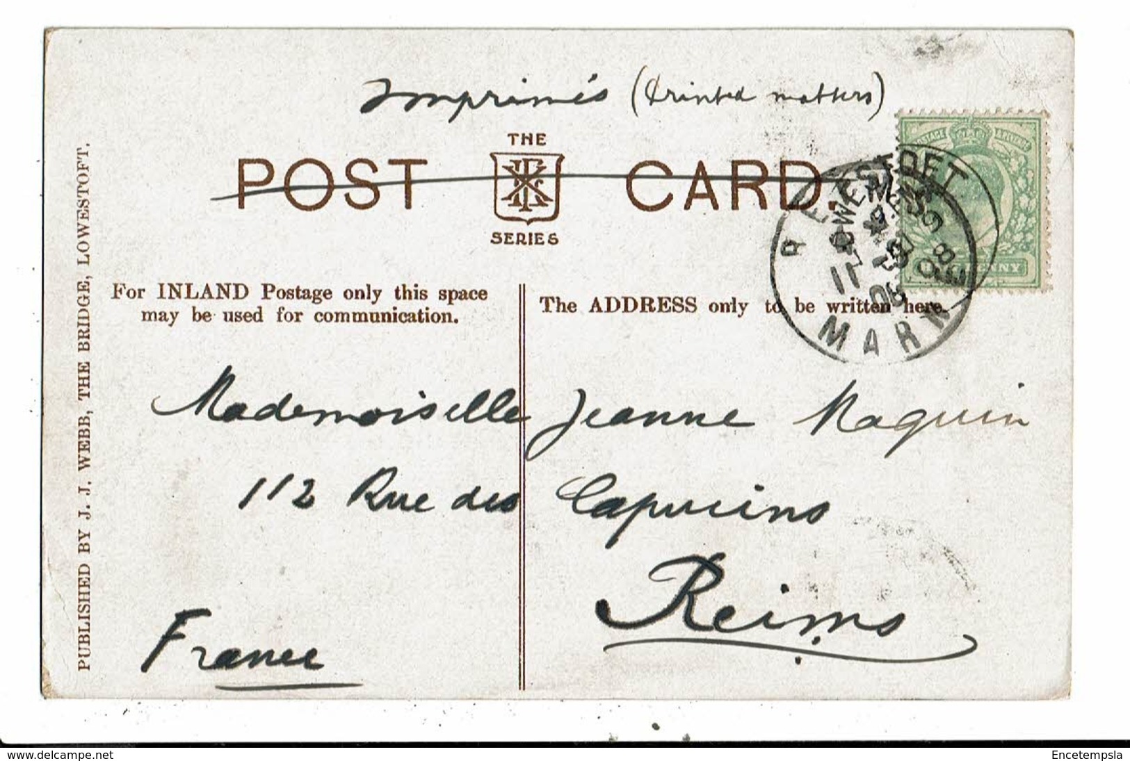 CPA-Carte Postale-Royaume Uni- Lowestoft - The Wellington Esplanade -1908 VM10179 - Lowestoft