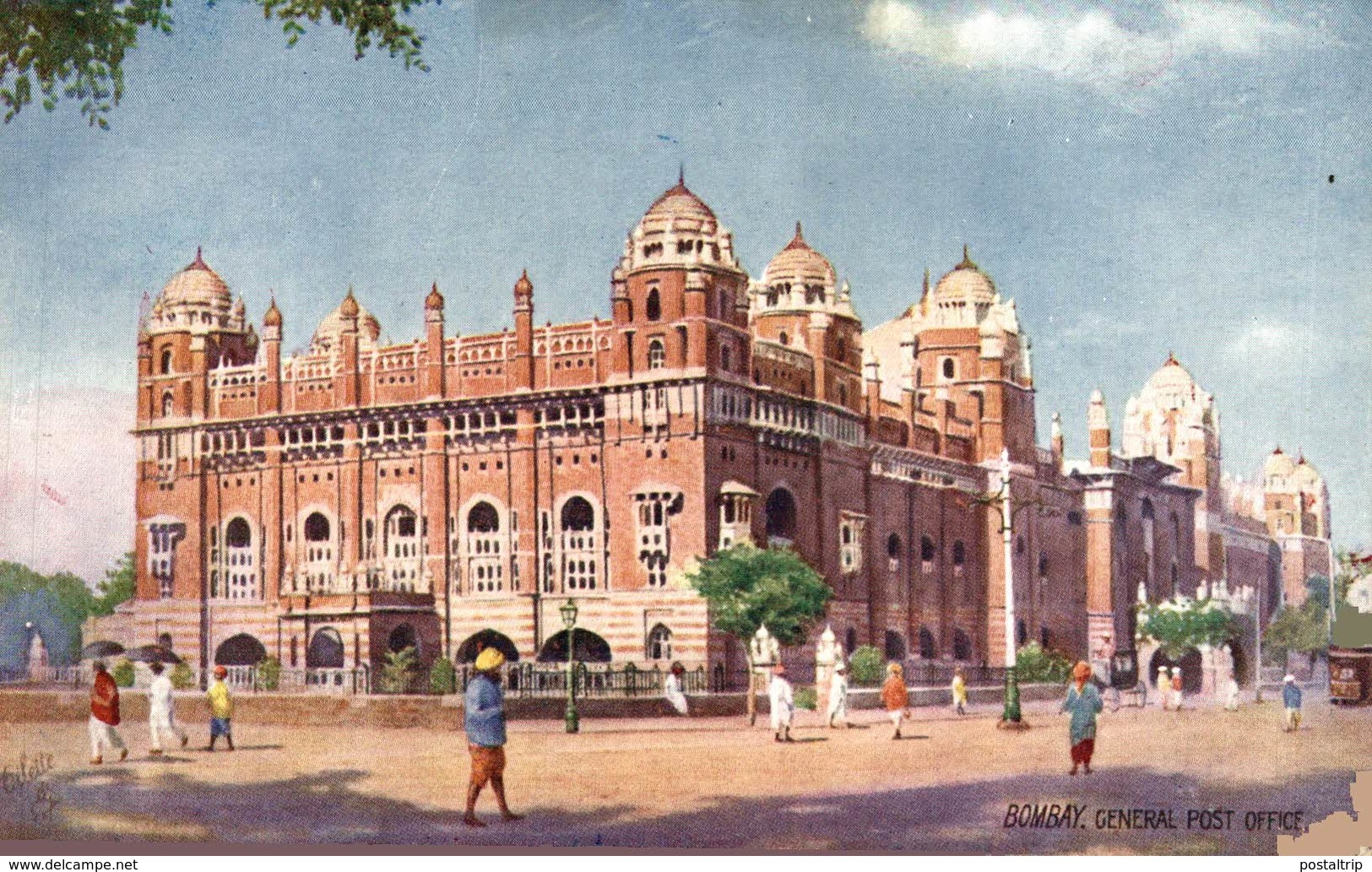 Bombay General Post Office. INDIA // INDE. - India