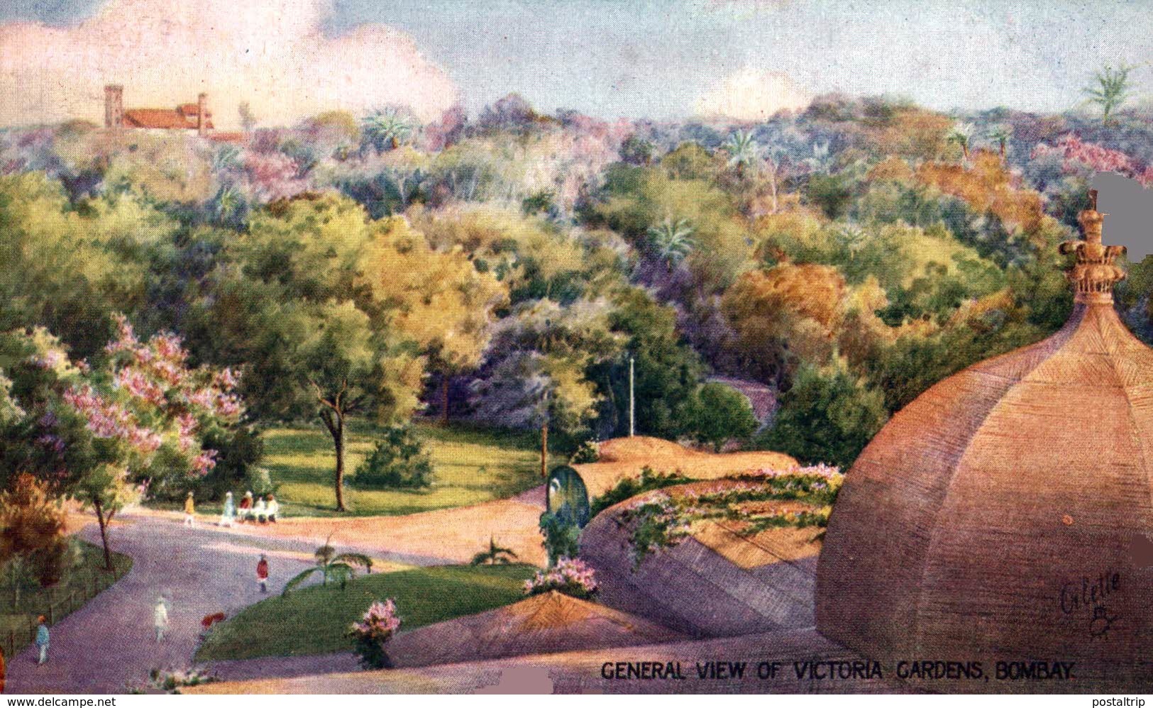 General View Of Victoria Gardens, Bombay. INDIA // INDE. - India