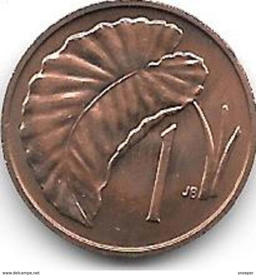 *cook Islands 1 Cent 1983 Km 1 Bu - Isole Cook