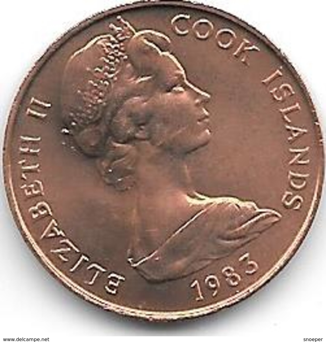 *cook Islands 2 Cents 1983 Km 2 Bu - Cook Islands