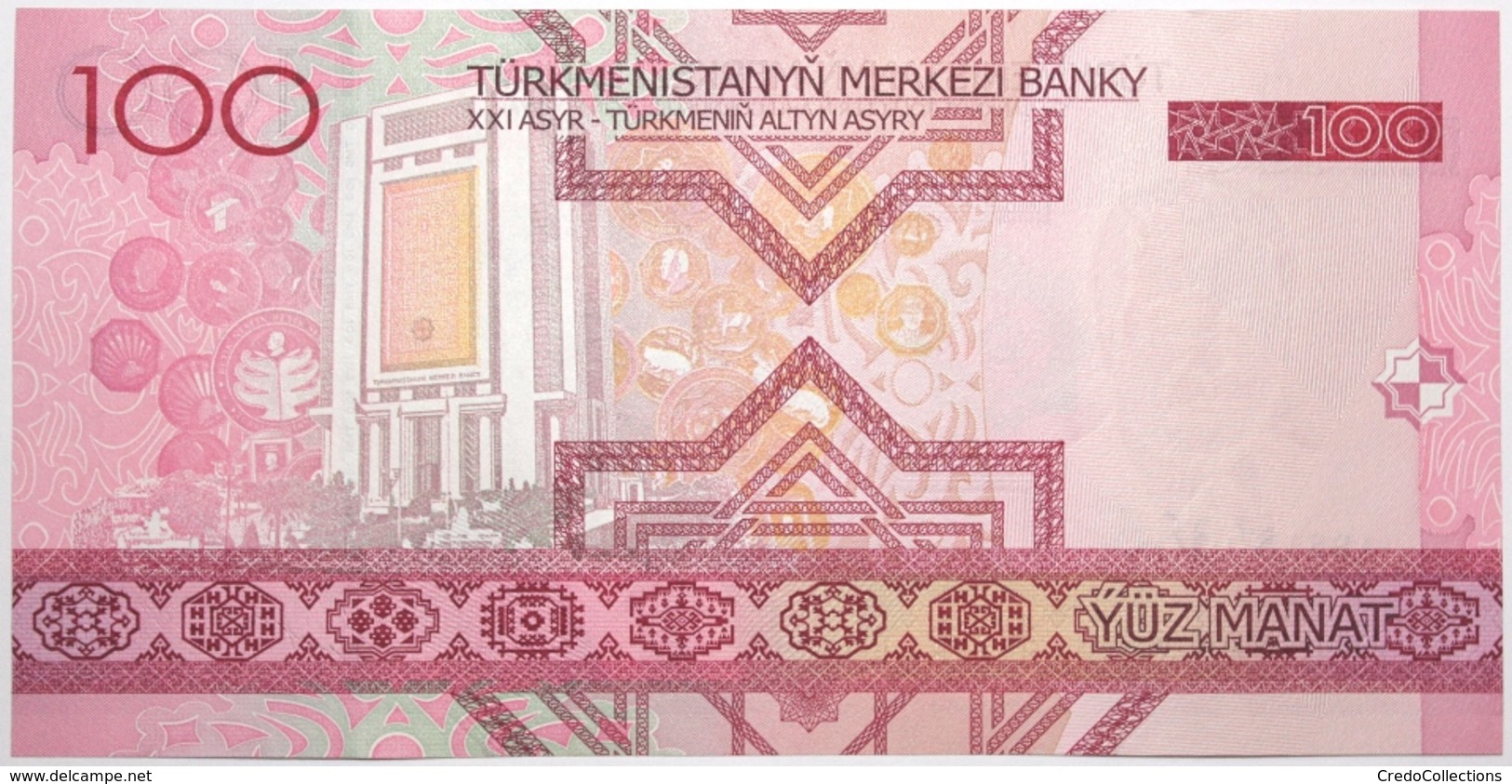 Turkménistan - 100 Manat - 2005 - PICK 18 - NEUF - Turkménistan