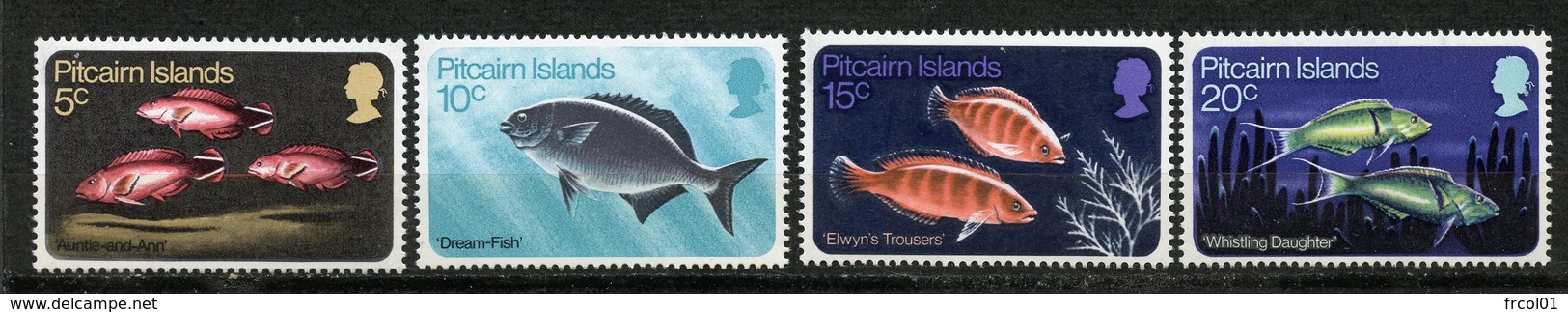 Pitcairn, Yvert YT 113/116**, Scott 114/117**, SG 111/114**, MNH - Pitcairn