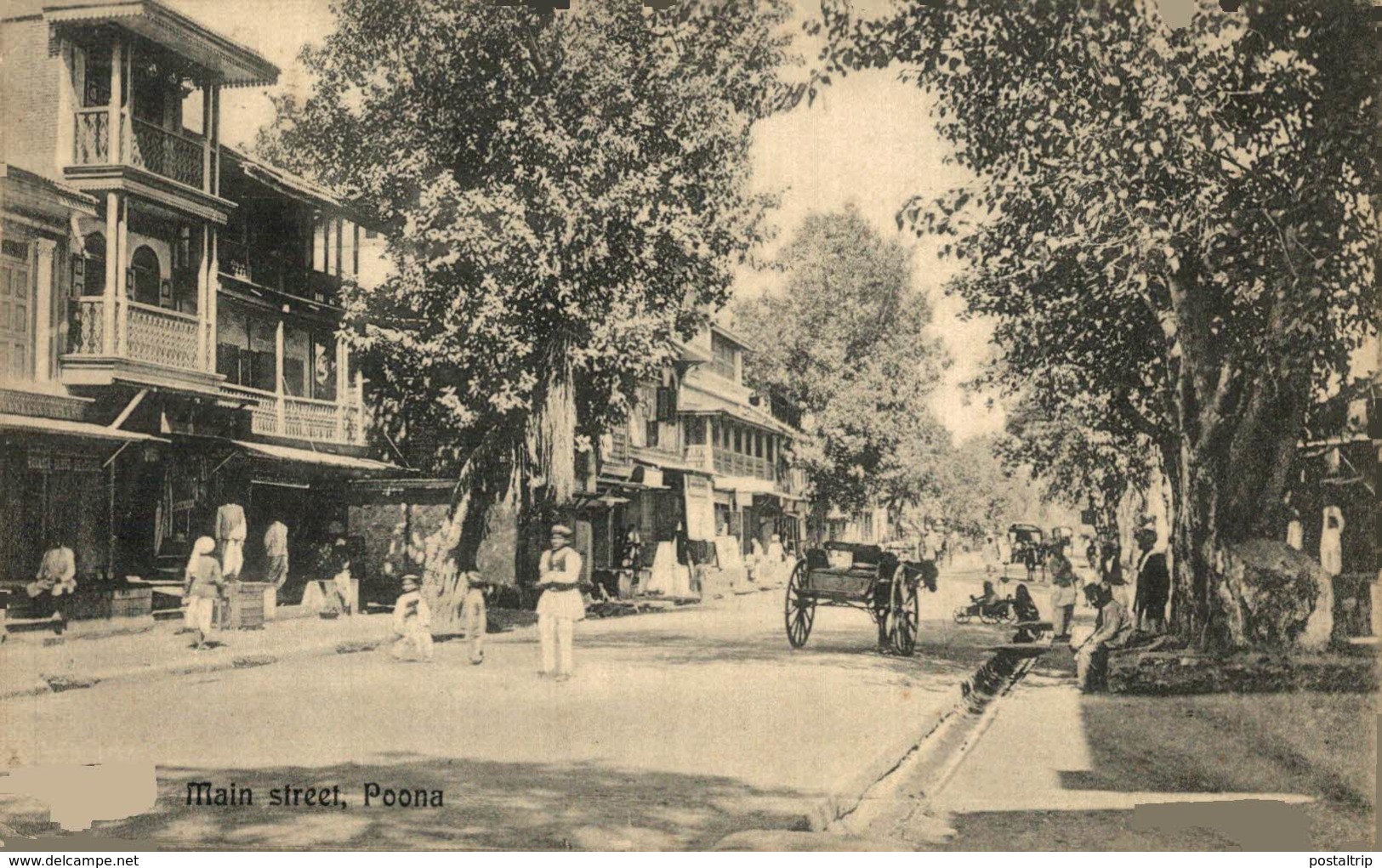 Main Street, Poona. INDIA // INDE. - India