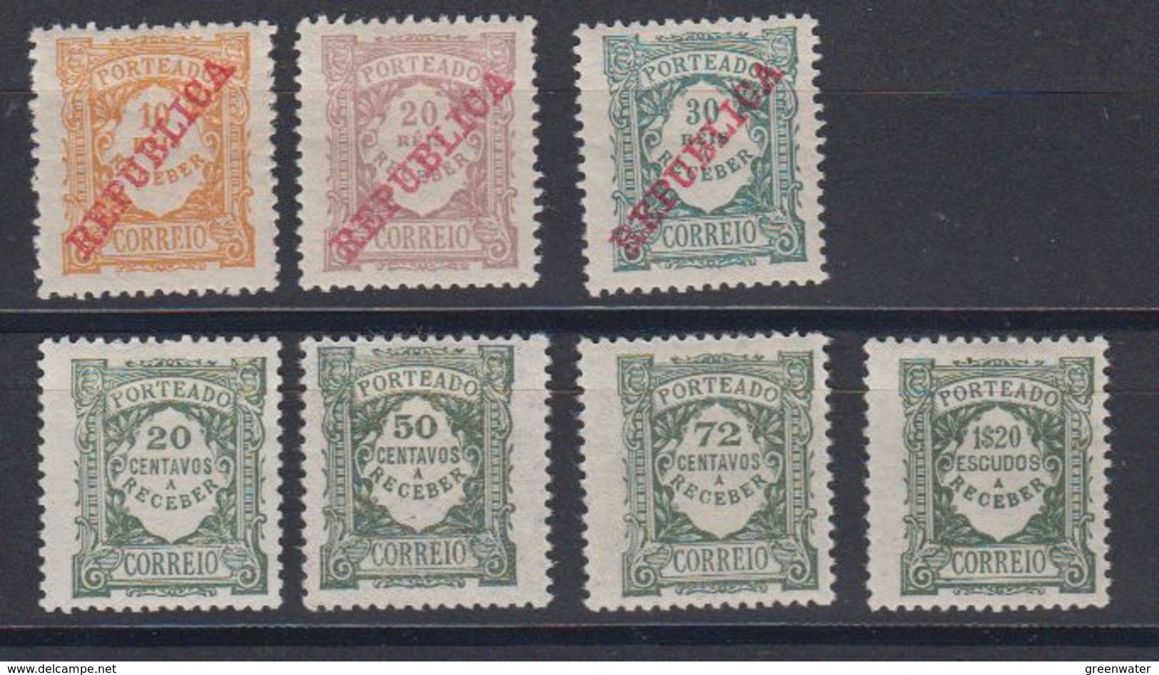 Portugal Porteado 7v * Mh (= Mint, Hinged) (45400) - Ungebraucht