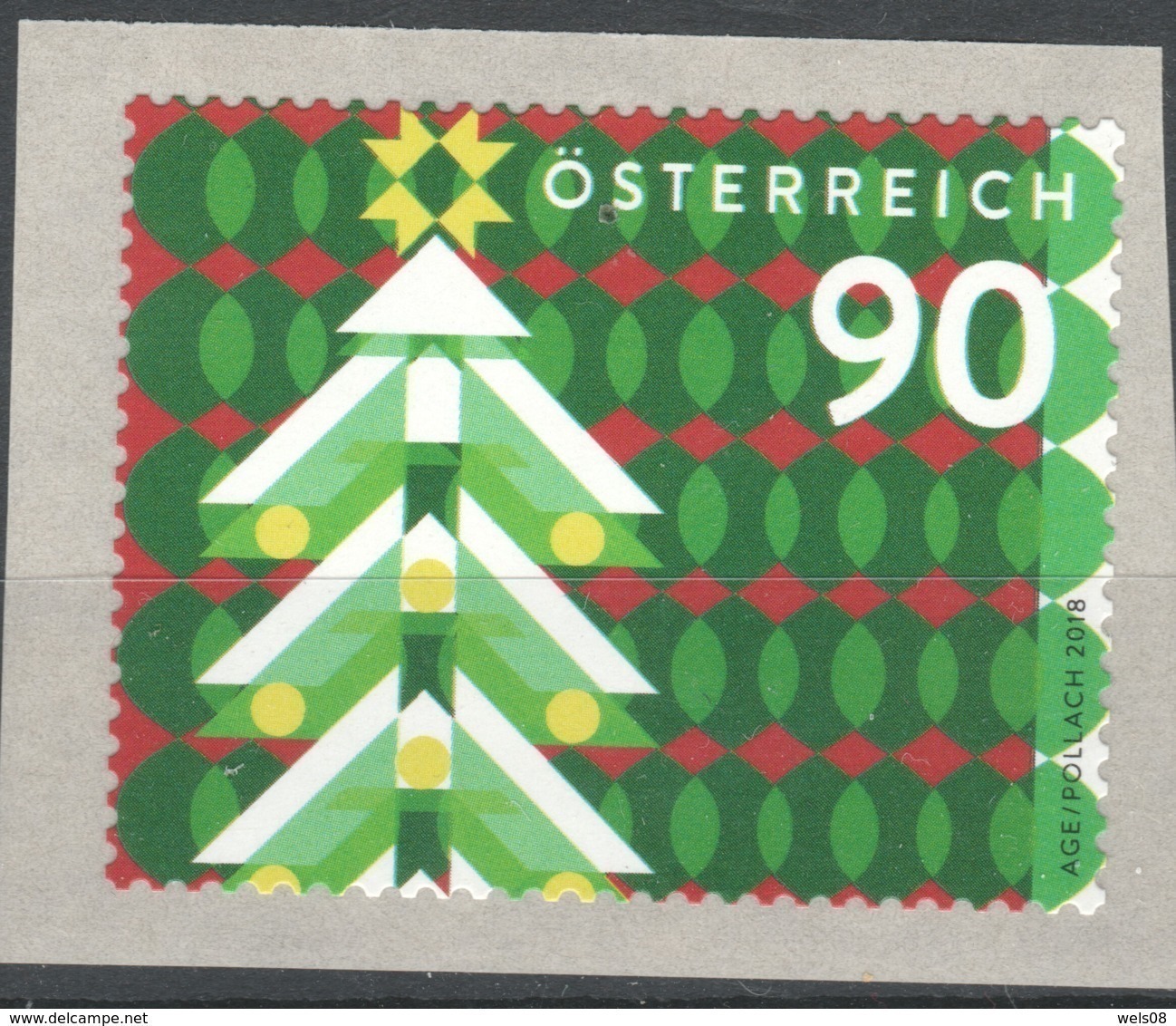 Österreich 2018: "Weihnachten 2018 - Vintage ' " (siehe Foto/Scan) - Ungebraucht