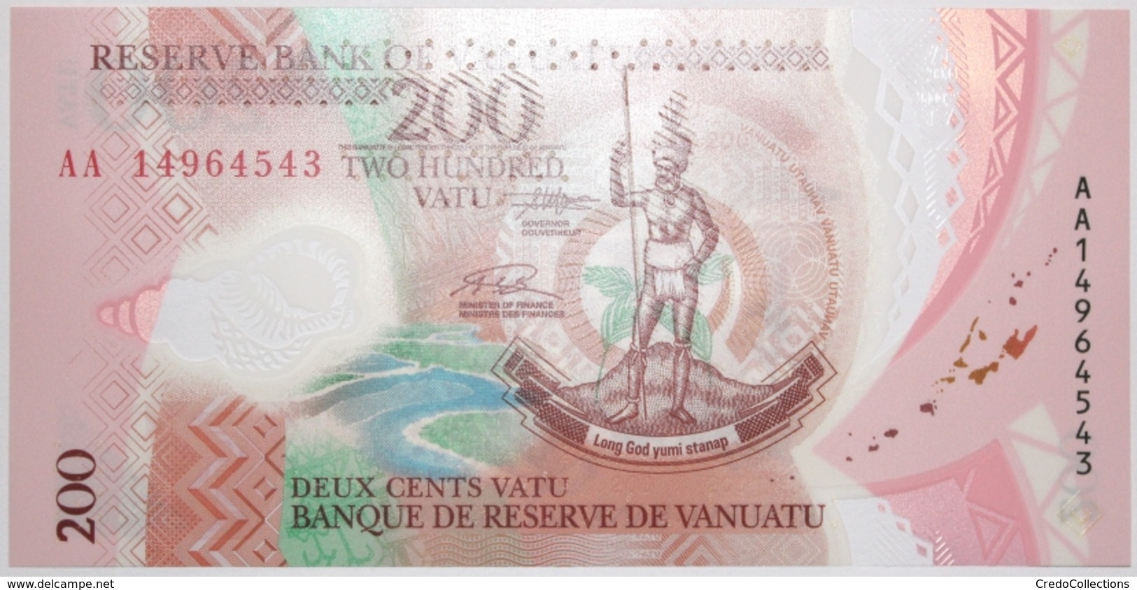 Vanuatu - 200 Vatu - 2014 - PICK 12a - NEUF - Vanuatu