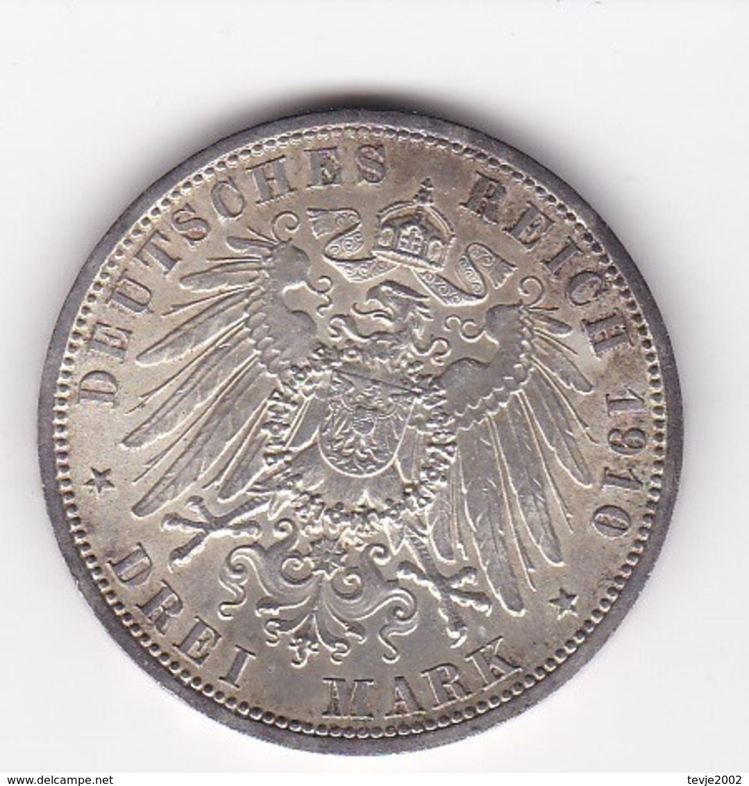 Nb_ Deutsches Reich Preussen -  3 Mark - 1910  (56) - 2, 3 & 5 Mark Plata