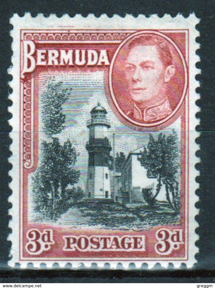 Bermuda George VI 3d Single Stamp From The 1938 Definitive Set. - Bermuda