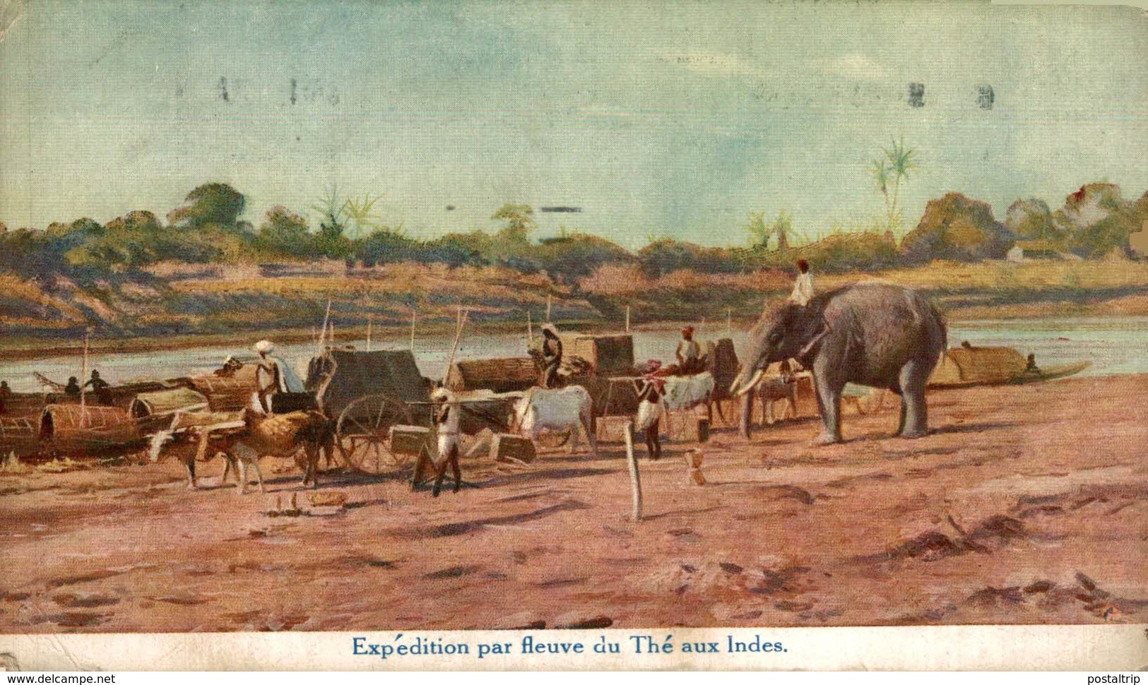 Expedition Par Fleuve Du The Aux Indes. INDIA // INDE. - India